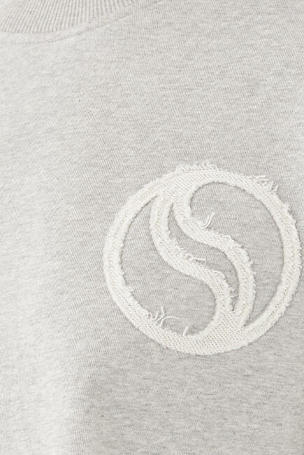 S-Wave Logo Cropped Sweatshirt